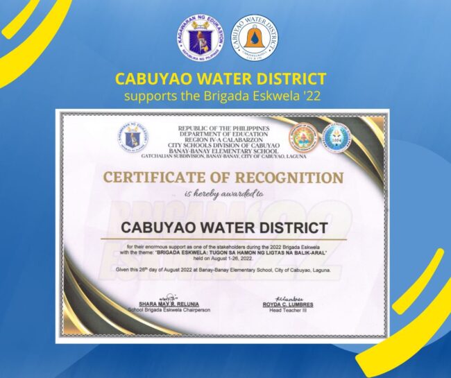 CERT OF RECOG 2022